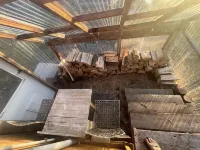 Tiny mountain house with country views