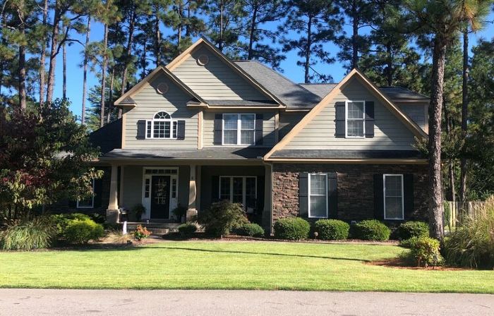 The Mulligan House in the heart of Pinehurst, NC.