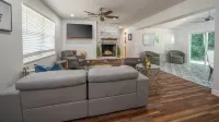 Modern Farmhouse Retreat – Heated Pool & Close to Beaches!