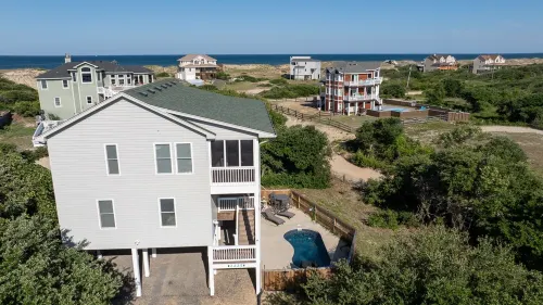 Beautiful Carova beach house with ocean view, pool and hot tub! Pet Friendly! - Beach