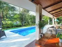 New Pavones Beach Resort, Yoga Deck, Pickleball Court, Pool, Gym, & Ice Plunge Hotels in Pavones