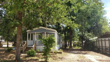 Cottage located in a local fish camp with boat parking.