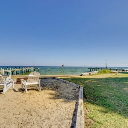 Beachy Maryland A-Frame Steps to Chesapeake Bay!