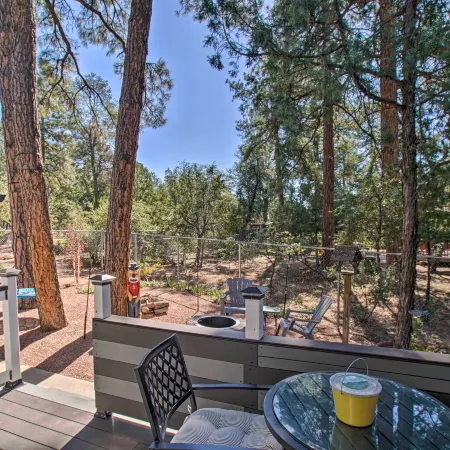 Peaceful Deck + Fire Pit: Payson Home!