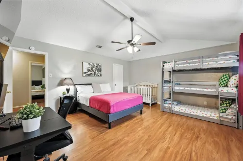 Two Adjacent Houses with a Private Pool Near DFW and the Stadium with Game Room