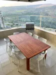 sea view penthouse with 3 floors and an hot tub! can host up to 15 people .