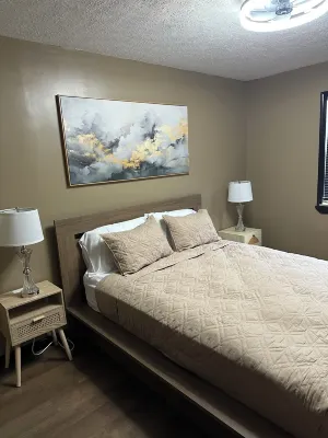 Modern styled 3 Bdrm 2 bath with a Game Room and large sitting and dining area.