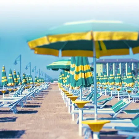 Colorful Flat by the Beach