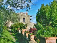 Stone house villa with Spa in Cortona