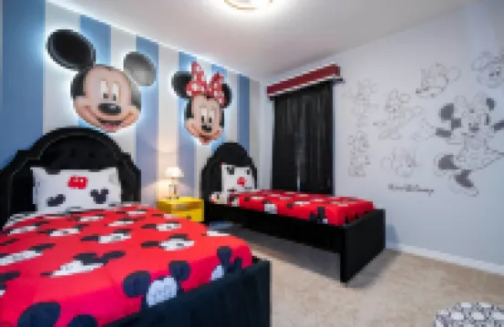 迪士尼附近絕美5卧帶泳池的房子 Solterra 7829