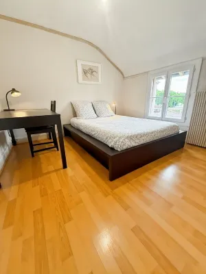 Furnished apartment Fin d'Oise - Quiet neighborhood (200m RER A / SNCF train station) Hotel a Conflans-Sainte-Honorine