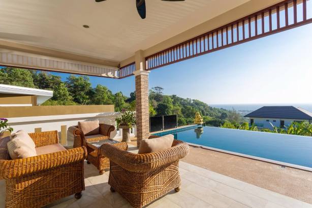 Luxury Seaview Villa, Infinity Pool, Sunset