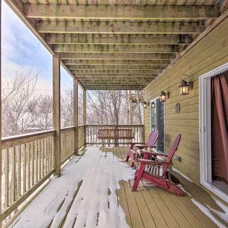 Family Home w/ Decks & Sunset Views in Beech Mtn!
