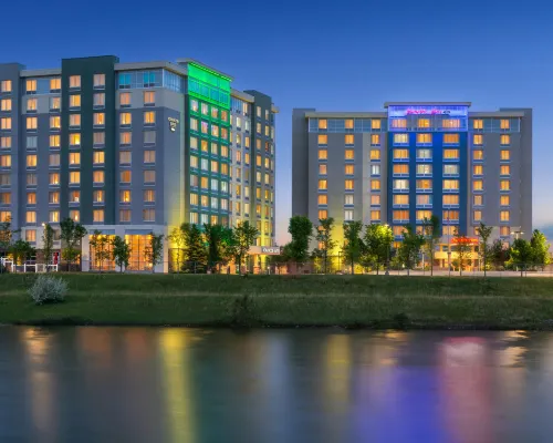 Hampton Inn by Hilton Calgary Airport North Hotels near Saddletown C Train
