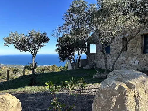 Bergerie, Panoramic sea view, Heated pool, Gr20 access
