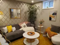 Close to 3rd St & Train to Chicago/ Pets w Fee /Wifi/W&D/Park Free/PrivateEntry