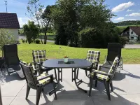 Vacation farmhouse New Style the chalet on northern Lake Constance with a barrel sauna