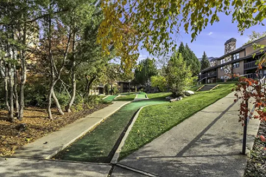 Charming condo w/ king bed, hot tub, pool, minutes away from world class skiing