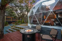 Hill Country Glamping Dome w/Hot Tub, Gym, Sauna & Cold Plunge