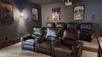 Huge home with theater, hot tub, golf cart, and just minutes from Lambeau Field!