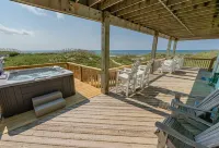 9 Bed Oceanfront in OBX With Pool & 2 Hot Tubs!