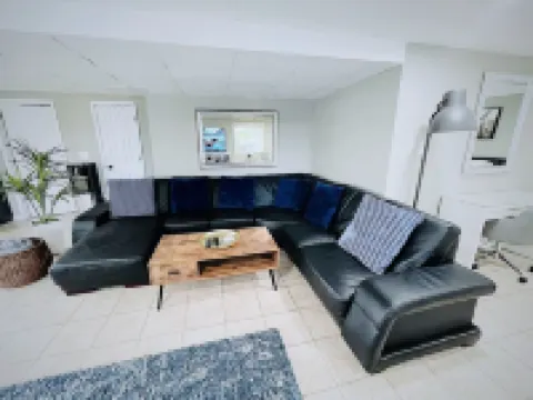 Entire lower level in a private home with walkout fenced yard. Hotels in Stephenson County