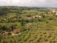 PANORAMA ON CHIANTI BEAUTIFUL HOUSE FOR FAMILIES with garden and POOL wi fi free