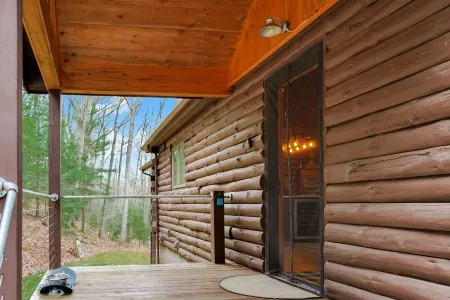 Hidden Cabin Retreat with Hot Tub in Lost City, WV