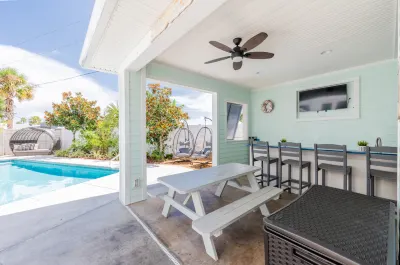 Heated Saltwater Pool and Hot Tub - Exquisite Family Retreat Hotels near S.A.F.E
