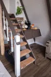 Cozy 2-bedroom Aframe in charming Lake Geneva with a hot tub and fireplace