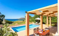 Antigoni Beach House Large Private Pool Walk to Beach Sea Views A C Wifi Car Not Required - 1012 - Villas