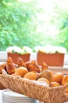 Häuser der Villa Italia - breakfast