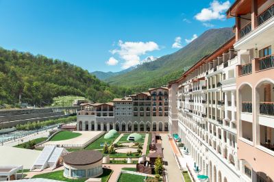 View from Hotel Sochi Marriott Krasnaya Polyana Hotel Photo