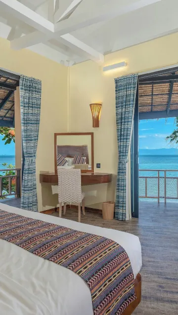 วิลลาแบบสองห้องนอนริมชายหาด