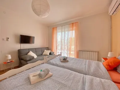 Apartment in Krk, Ruhige Lage, Klimaanlage, Wlan