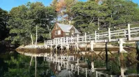 Historic Boathouse over Water, Stunning View, Private Pier + Dock + Mooring