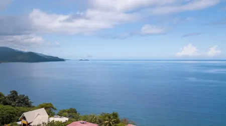 Enjoy a magnificent sunset with a breathtaking view of the sea