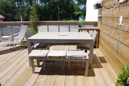 Charming apartment, everything on foot or by bike. Heart of Capbreton