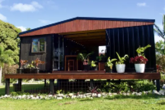 'ARE PEPE is a unique large one bedroom container style unit.