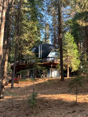 A Truly Beautiful Geo Dome home in the Sierras