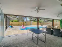 Mad Beach Bungalow w/ Heated Pool - 4 Mins to Madeira Beach