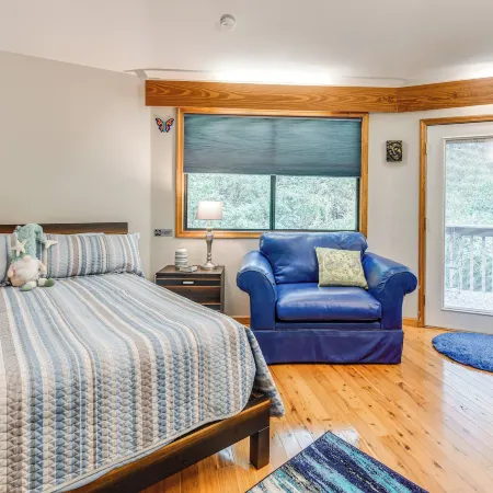 Near Lake Gaston: Unique Home w/ Deck & Fire Pit!