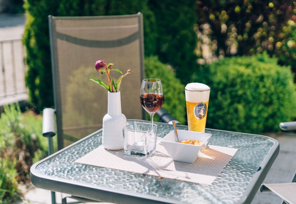 조식 뷔페 세팅