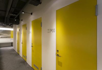 共有エリア ボウティ シティ カプセル インの写真