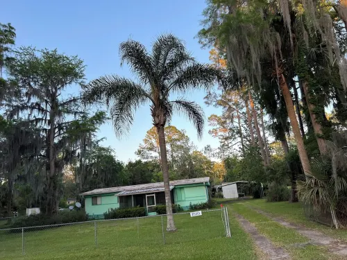 FISH from dock/ Covered boat slip- on Canal to Lake Santa Fe