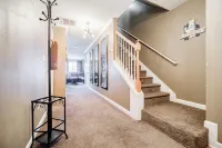 Game Room with patio smoking area and beach theme