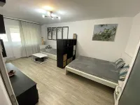 Large Studio with King size Bed + Day bed, AC, Parking, Child-Friendly and Toys のホテル