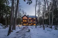 Winnipesaukee Waterfront Adirondack Home with Dock