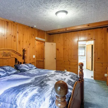 The Wolf Cabin at the Riviera Resort in Neillsville, Wisconsin!