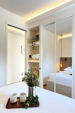 Les cabanes d'Anima -Suite Verveine - T2 - 30m from the beach - Private parking lot